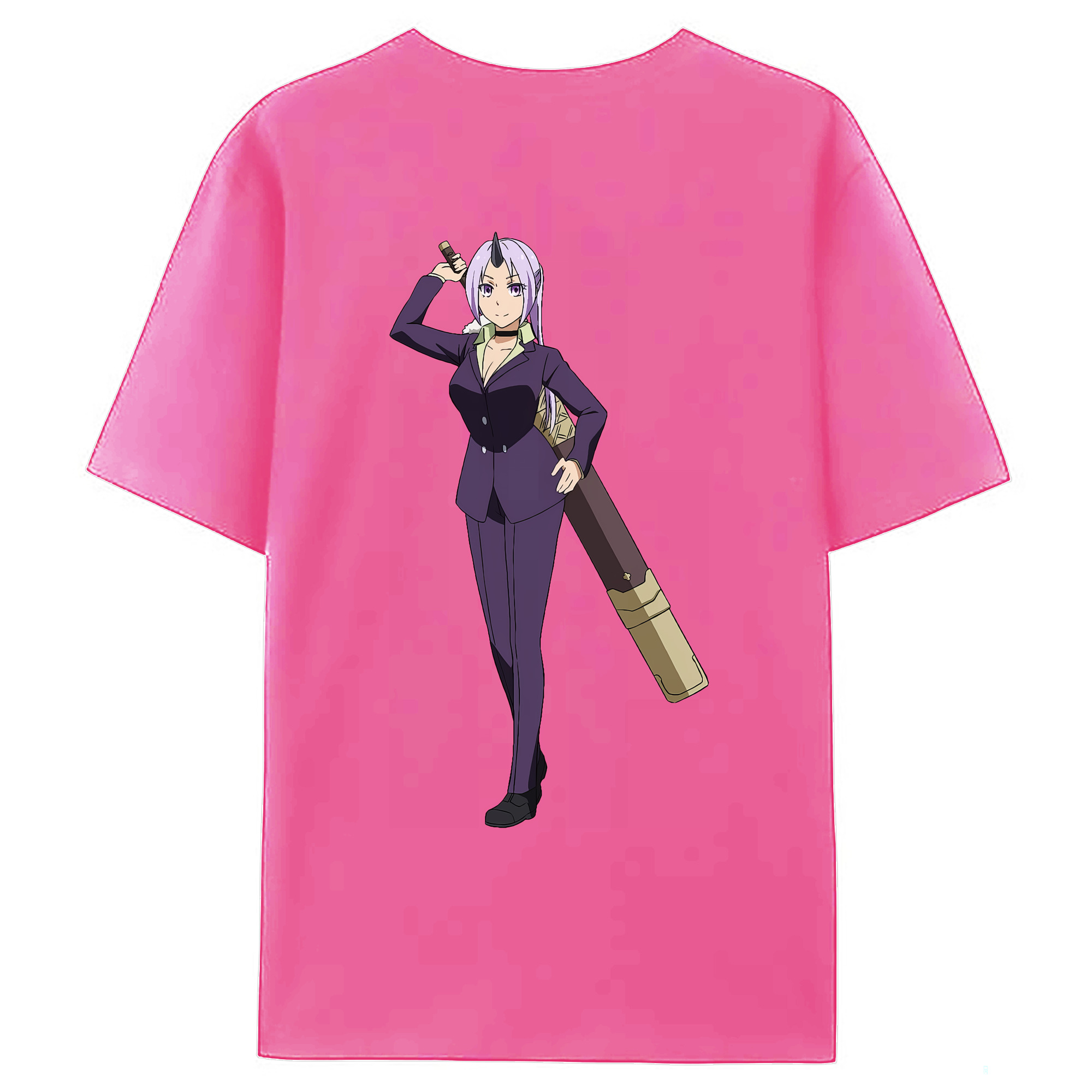 （画像用） 転スラ Regarding Reincarnated to Slime レディース半袖Tシャツ(バックプリント)